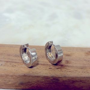 925 sterling silver hoops